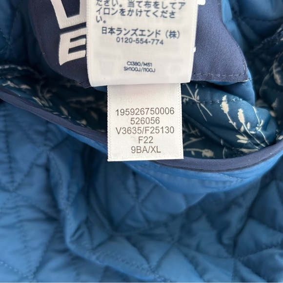 Land’s End Reversible Quilted Barn Jacket Coat Women’s XL - Picture 12 of 14